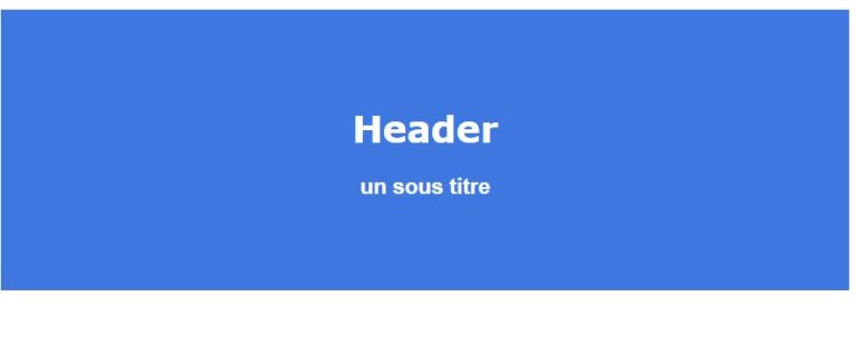 Comment Faire Un Header Html Css Projet 1 : Créer un header en HTML - Comment Devenir Développeur