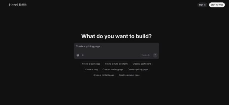 HeroUI Chat : L'IA qui transforme vos idées en interfaces React prêtes à l'emploi