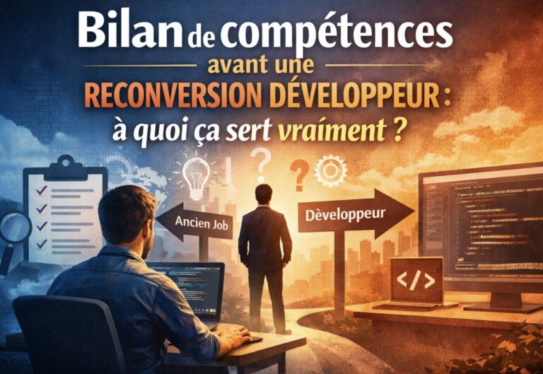 Bilan de compétences avant une reconversion développeur : à quoi ça sert vraiment ?