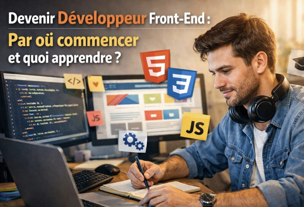 Devenir developpeur front-end : par ou commencer et quoi apprendre